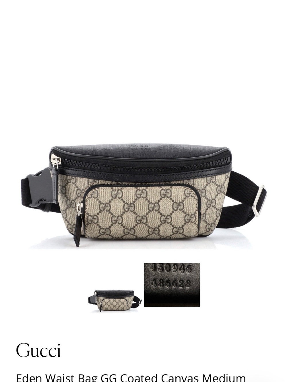 Gucci GG Supreme Eden Belt Bag
